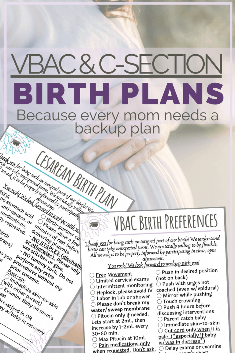 Why You Need A CSection Birth Plan • Bearfoot Mama